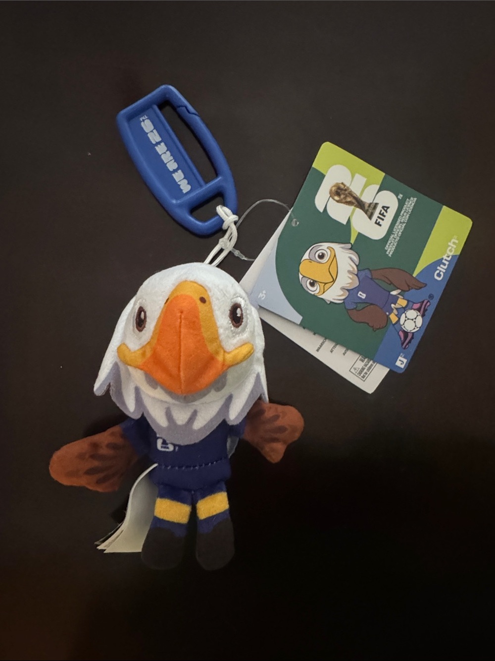 FIFA World Cup Eagle “Clutch” Plush Keychain Jazzwares